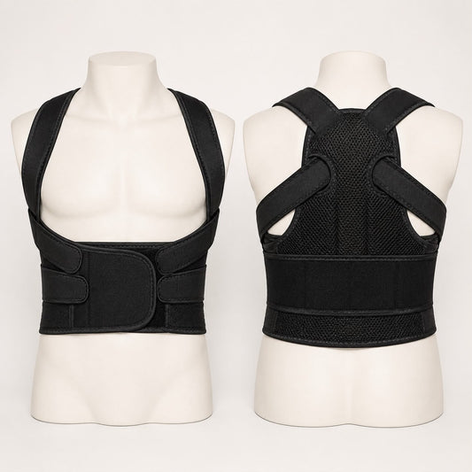Posture Corrector Back Orthopedic Straps for Men and Women Fully Adjustable Spinal Brace Comfortable Effective Upper Back Brace