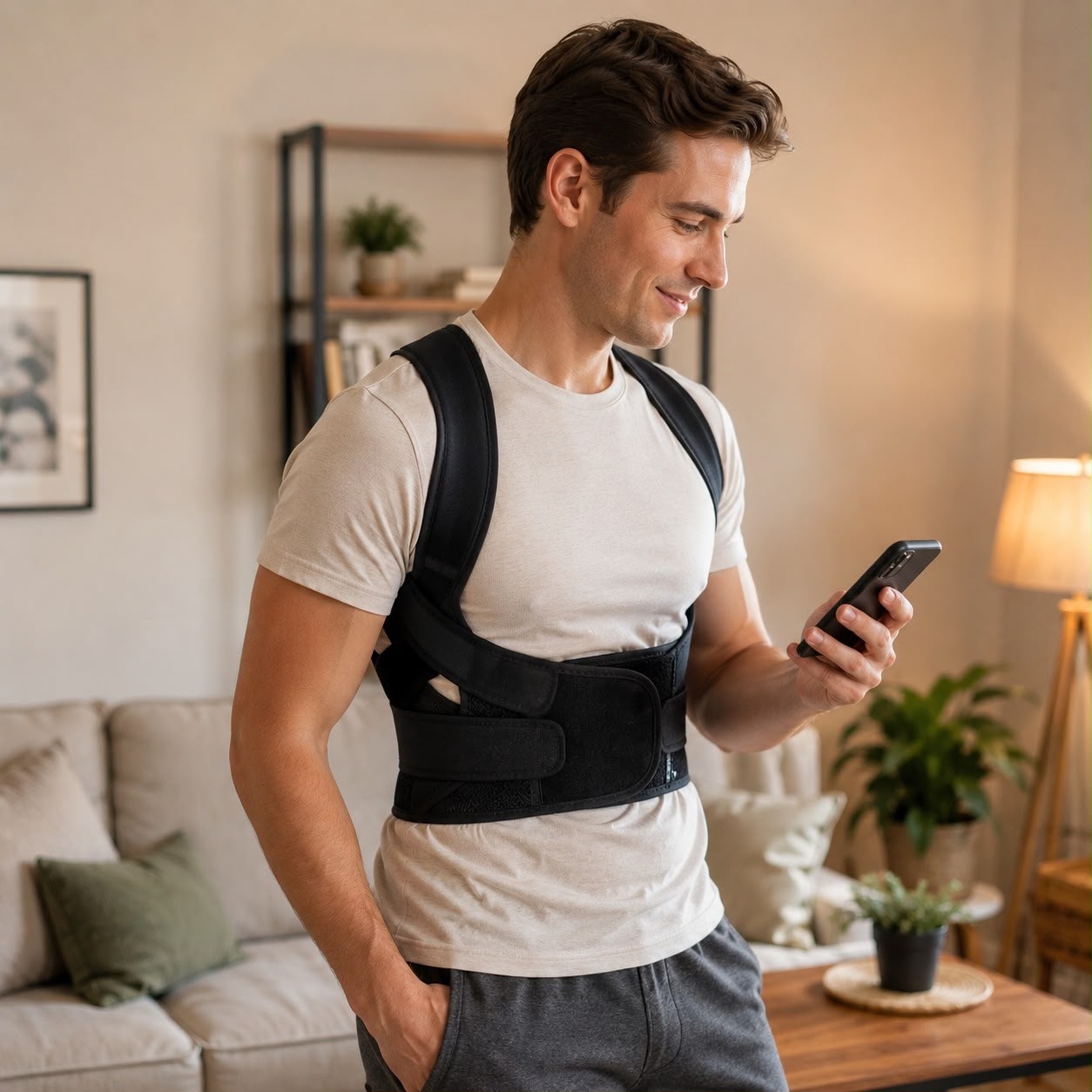 Posture Corrector Back Orthopedic Straps for Men and Women Fully Adjustable Spinal Brace Comfortable Effective Upper Back Brace
